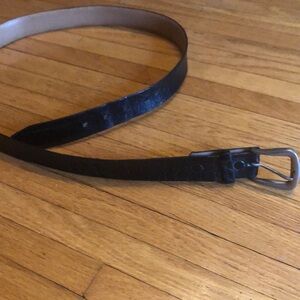 Men's Black alligatorLeather Belt